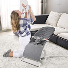 Load image into Gallery viewer, RONBEI Baby Swing Bouncer, Portable Swing, Automatic Swing Bouncer for Baby/Infants, 2 Speed Vibration (Grey)