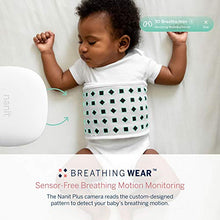 Load image into Gallery viewer, Nanit Pro Complete Baby Monitoring System Bundle – Includes 1080p Camera, Travel Multi-Stand, Smart Sheets Crib Sheet, Breathing Wear Band - Tracks Infant Sleep, Breathing Motion, and Height