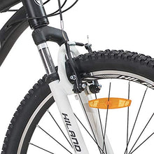 Load image into Gallery viewer, Hiland 26 Inch Mountain Bike for Women 21Speed MTB Bicycle 18 Inch Suspension Fork Urban Commuter City Bicycle White&Black