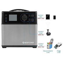 Load image into Gallery viewer, HY-PS5B ACOPOWER 400Wh Portable Solar Generator Power Supply Energy Storage Lithium ion Battery Charged by Solar/AC Outlet/Cars with 300W AC Pure Sine Wave Inverter