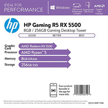 Load image into Gallery viewer, 2021 Newest HP Pavilion Gaming Desktop Computer, AMD 6-Core Ryzen 5 5600G Processor, AMD Radeon RX5500, 8GB RAM, 256GB PCIe NVMe SSD,Mouse and Keyboard, Win 10 Home with Lucky PC Antivirus Bundle