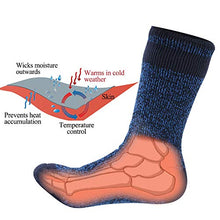 Load image into Gallery viewer, Hissox Women's Thick Thermal Socks, Soft Comfort Hiking Warm Thermal Winter Socks, Casual Boot Winter Crew Socks Thick Warm Gift Socks for Her 1 Pair Pink,Women Size 9-10