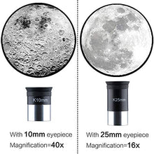 Load image into Gallery viewer, Vanstarry Telescopes for Kids, Travel Kids Telescope, 70mm Aperture 400mm AZ Mount Astronomical Refractor Telescopes for Adults Astronomy Beginners, Portable Travel Telescopes with Carry Bag