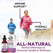 Load image into Gallery viewer, Organic Sambucus Black Elderberry Syrup Liquid Drops by MaryRuth's, Immune Support, Vegan, Non-GMO & Gluten Free, 1 Month Supply, Blue/Rasp- 1 Fl Oz (Pack of 1)