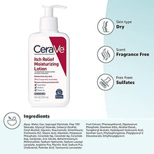 Load image into Gallery viewer, CeraVe Moisturizing Lotion for Itch Relief | Anti Itch Lotion with Pramoxine Hydrochloride | Relieves Itch with Minor Skin Irritations, Sunburn Relief, Bug Bites | 8 Ounce