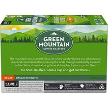 Load image into Gallery viewer, Green Mountain Keurig Decaf Coffee Breakfast Blend, 12 ct