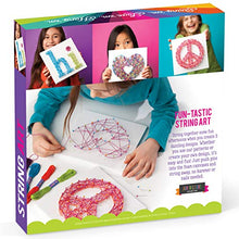 Load image into Gallery viewer, Craft-tastic DIY String Art – Award-Winning Craft Kit for Kids – Everything Included for 3 Fun Arts & Crafts Projects – Peace Sign Series