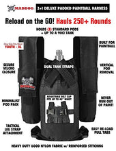 Load image into Gallery viewer, Maddog 2+1 Paintball Harness - Black
