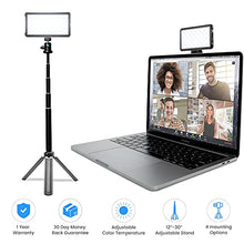Load image into Gallery viewer, Lume Cube Broadcast Lighting Kit | Zoom Lighting, Webcam Light for Computer | Video Conference Lighting Kit for Laptop with Adjustable Brightness & Color Temperature, Tripod & Suction Mount Included