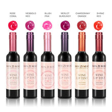 Load image into Gallery viewer, 6 Colors Lip Gloss Set Wine Lipstick Matte Long Lasting Waterproof Lip Tint Set Lip Stain