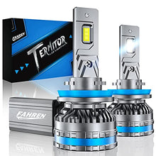 Load image into Gallery viewer, Fahren H11/H9/H8 LED Headlight Bulbs, 120W 20000 Lumens Bright LED Headlights, 6500K Cool White LED Headlight Conversion Kit IP68 Waterproof, Quick Installation, Pack of 2