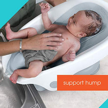 Load image into Gallery viewer, Summer Clean Rinse Baby Bather (Gray) – Bath Support for Use on the Counter, in the Sink or in the Bathtub, Has 3 Reclining Positions and Soft, Quick-Dry Material – Use from Birth until Sitting Up