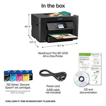 Load image into Gallery viewer, Epson WorkForce Pro WF-3720 Wireless All-in-One Color Inkjet Printer, Copier, Scanner with Wi-Fi Direct, Amazon Dash Replenishment Ready