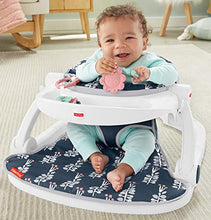 Load image into Gallery viewer, Fisher-Price Sit-Me-Up Floor Seat with Tray - Navy Garden, Infant Chair