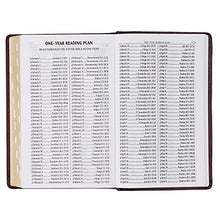 Load image into Gallery viewer, KJV Holy Bible, Giant Print Standard Size Premium Full Grain Leather Red Letter Edition - Thumb Index & Ribbon Marker, King James Version, Burgundy/Mahogany