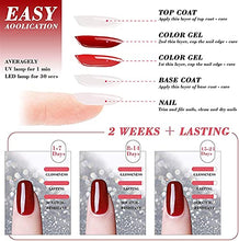 Load image into Gallery viewer, 39 Pcs Gel Nail Polish Set, Nail Polish 36 Colors, Popular Nail Art Colors UV LED Soak Off Nail Gel Kit with Glossy & Matte Top Base Coat