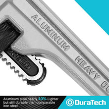 Load image into Gallery viewer, DURATECH 3-Piece Heavy Duty Aluminum Straight Pipe Wrench Set, 10", 14", 18"&Offset 14" Heavy Duty Aluminum Pipe Wrench