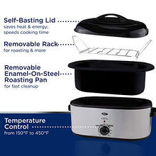 Load image into Gallery viewer, Oster Roaster Oven with Self-Basting Lid | 22 Qt, Stainless Steel