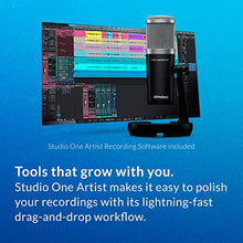 Load image into Gallery viewer, PreSonus Revelator USB Condenser Microphone for podcasting, live streaming, with built-in voice effects plus loopback mixer for gaming, casting, and recording interviews over Skype, Zoom, Discord