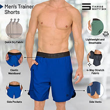 Load image into Gallery viewer, Dry FIT Gym Shorts for Men - Mens Workout Running Shorts - Moisture Wicking with Pockets and Side Hem Smoke Grey