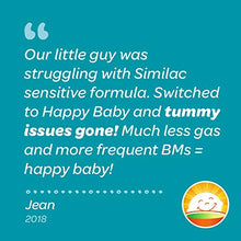 Load image into Gallery viewer, Happy Baby Organic Infant Formula, 1-12 Months, 21 Ounce, 4 Count, Complete Nutrition for Babies Sensitive to Lactose, with Key Vitamins & Minerals, Prebiotics, and Milk from Organic Dairy Farms