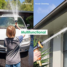 Load image into Gallery viewer, TomCare Garden Hose 50ft Expandable Garden Hose Flexible Car Wash Water Hose with 9 Function Spray Nozzle Super Durable 3750D Latex Core 3/4" Solid Brass Fittings Retractable Hose for Washing Watering