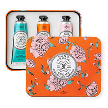 Load image into Gallery viewer, La Chatelaine Hand Cream Trio, Plant-Based, Made in France with 20% Organic Shea Butter (Gardenia, Orange Blossom, Rose Acacia) 3 x 1 oz