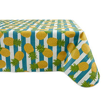 Load image into Gallery viewer, DII Tablecloth Vinyl Table Top, 60 x 102, Pineapple
