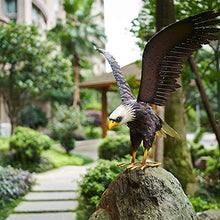 Load image into Gallery viewer, Bald Eagle Statue Outdoor Garden Sculpture Metal Yard Art Lawn Decoration