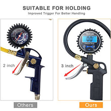 Load image into Gallery viewer, AstroAI Digital Tire Inflator with Pressure Gauge, 250 PSI Air Chuck and Compressor Accessories Heavy Duty with Rubber Hose and Quick Connect Coupler for 0.1 Display Resolution, Gifts for Men