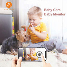 Load image into Gallery viewer, DophiGo 1080P Dome 360 Wireless Baby Monitor Safety Auto Tracking Home Security Surveillance IP Cloud Cam Night Vision Camera (2 Pack Camera)