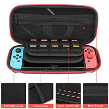 Load image into Gallery viewer, MUTAY Carrying Case for Nintendo Switch Cartoon Furniture Portable Protective Case for Switch Lite Switch Accessories Bundle Portable Travel Bag with 20 Game Storage Compatible