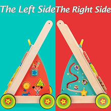 Load image into Gallery viewer, cossy Wooden Baby Learning Walker Toddler Toys for 18 Months (Updated Version)