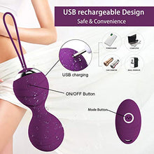 Load image into Gallery viewer, Kegel Exercise Weights for Women - Ben Wa Kegel Balls for Beginners & Advanced Pelvic Floor Exercises, 3 Weights Kegel Exercise Products Training Kits for Resolves Incontinence & Bladder Control