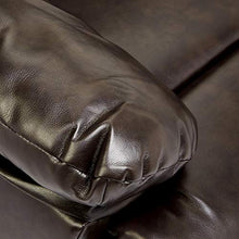 Load image into Gallery viewer, JC Home Sabadell Wall-Hugger Power-Lift Recliner with Faux-Leather Upholstery, Burnt Brûlée