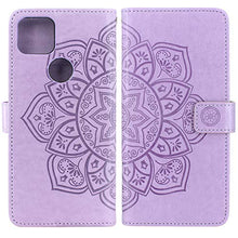 Load image into Gallery viewer, CMIDUS Flip PU Leather Wallet Case Cover with Kickstand Cash Credit Card Slots Holder Wrist Strap for T-Mobile Revvl 5G(Not Fit for Revvl 4 or 4 Plus) (Light Purple)