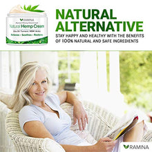 Load image into Gallery viewer, Ramina Natural Hemp Extract Pain Relief Cream - Made in USA - Potent Turmeric, MSM & Arnica - Relieves Inflammation, Muscle, Joint, Back, Knee, Nerves & Arthritis Pain - Non-GMO - 2 fl. oz