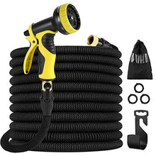 Load image into Gallery viewer, Akarden 50ft Expandable Garden Hose Leakproof Lightweight Retractable Water Hose with 9 Function Nozzle 3750D Expanding Garden Hoses Durable Outdoor Gardening Flexible Hose for Watering