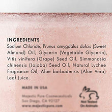 Load image into Gallery viewer, Majestic Pure Himalayan Salt Body Scrub with Lychee Oil, Exfoliating Salt Scrub to Exfoliate & Moisturize Skin, Deep Cleansing - 10 oz