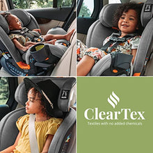 Load image into Gallery viewer, Chicco OneFit ClearTex All-in-One Car Seat, Rear-Facing Seat for Infants 5-40 lbs, Forward-Facing Car Seat 25-65 lbs, Booster 40-100 lbs, Convertible Car Seat | Slate/Grey