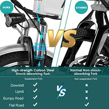 Load image into Gallery viewer, ANCHEER Folding Electric Bike Ebike, 20'' Electric Bicycle with 36V 8Ah Removable Lithium-Ion Battery, 250W Motor and Professional 7 Speed Gear