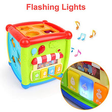 Load image into Gallery viewer, LBLA Baby Activity Cube Center Early Learning Educational Music Toys for Toddlers Flashing Shape Sorter for Babies Kids