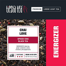 Load image into Gallery viewer, Tiesta Tea - Chai Love, Loose Leaf Spiced Chai Black Tea, High Caffeine, Hot & Iced Tea, 4 oz Tin - 50 Cups, Natural Flavored, No Sugar Added, Chai Tea Loose Leaf