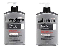 Load image into Gallery viewer, Lubriderm Lubriderm Men's 3in1 Lotion, Body, Face and Postshave Lotion, Fragrance Free, 16 Fl Oz (Pack of 2)