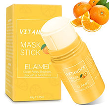 Load image into Gallery viewer, Vitamin C Mask for Face, Face Cleansing Mask with Vitamin C for Moisturizing, Improving Facial Dullness and Deep Pore Cleansing Fits for Men and Women
