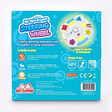 Load image into Gallery viewer, BEST LEARNING My Spin & Learn Steering Wheel - Interactive Educational Toys for 6 to 36 Months Old Infants, Babies, Toddlers - Learn Colors, Shapes, Feelings & Music Game - Ideal Baby Toy Gifts