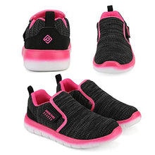 Load image into Gallery viewer, DREAM PAIRS Boys Athletic Sports Sneakers Slip on Tennis Running Shoes All Black Size 6 Big Kid Luca
