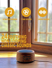 Load image into Gallery viewer, Douni Sleep Sound Machine - White Noise Machine with 24 Soothing Sounds for Sleeping & Relaxation, Timer & Memory Function,Sleep Therapy for Kid, Adult, Nursery, Home,Office,Travel.Wood Grain