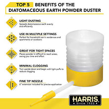 Load image into Gallery viewer, HARRIS Diatomaceous Earth Powder Duster with 6 Inch Extension Nozzle