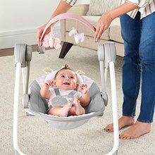 Load image into Gallery viewer, Ingenuity Comfort 2 Go Portable Swing Flora Compact Swing with TrueSpeed